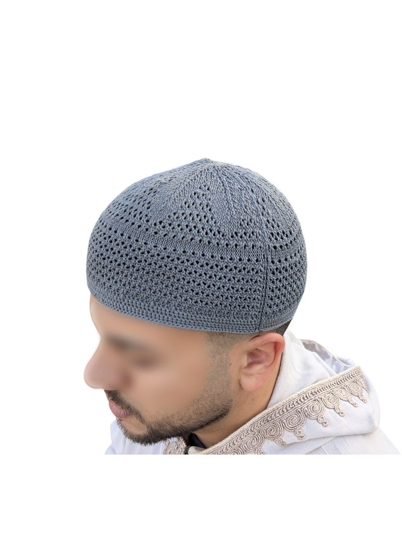 طاقية صلاة تركية من القطن – تصميم إسلامي أنيق مريح للاستخدام اليومي والعبادة - Image 2