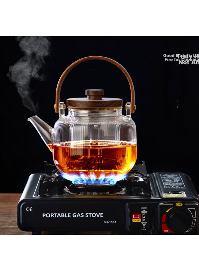 Yihutea Glass Electric Ceramic Stove With High Borosilicate Heat-resistant Tea Pot, Tea Brewing Device With Handle, Health Care Appliance, Suitable For Direct Fire Heating Water Kettle - Image 3