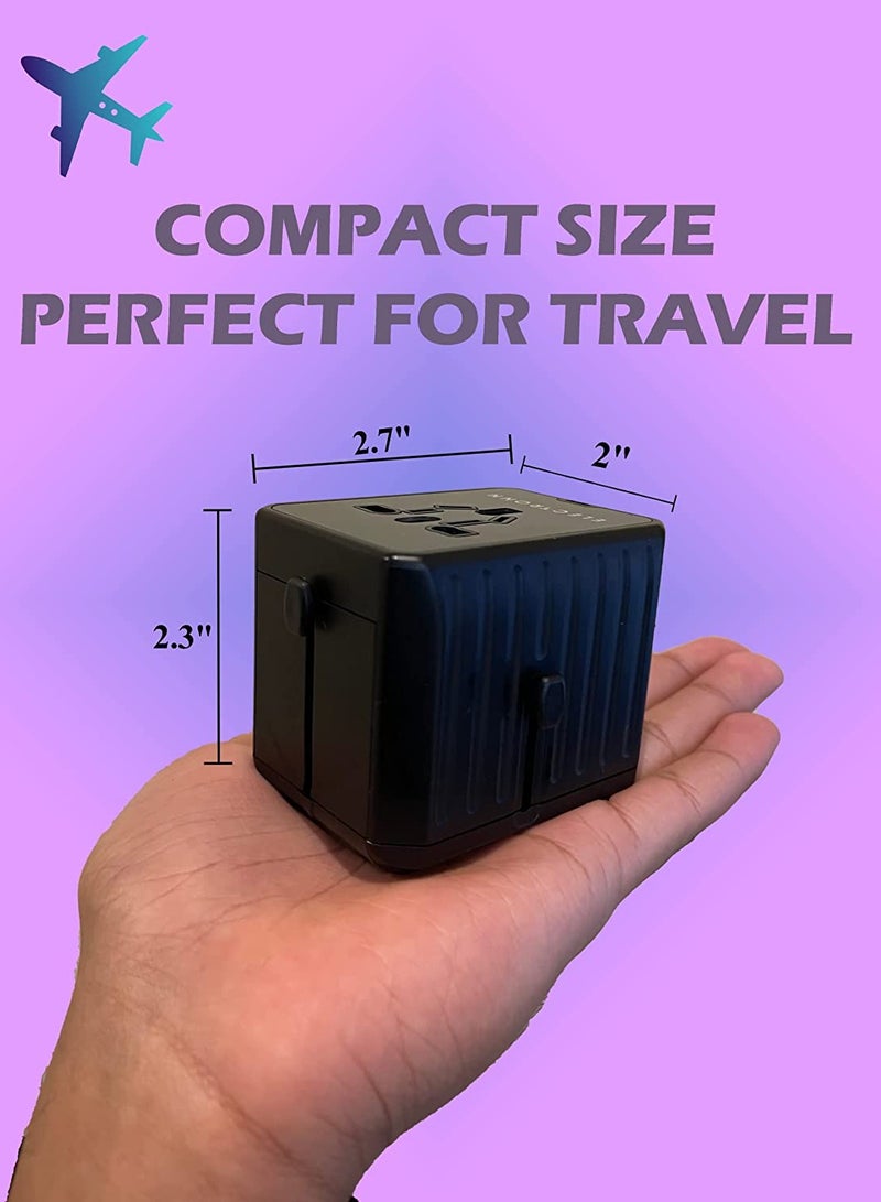 Universal Travel Adapter Plug World Power with 4 USB and 2 Type-C Ports  - Image 4