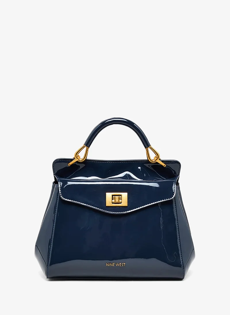 ناين ويست WOMENS BAGS SATCHEL BAG 907061-2 NAVY BLUE