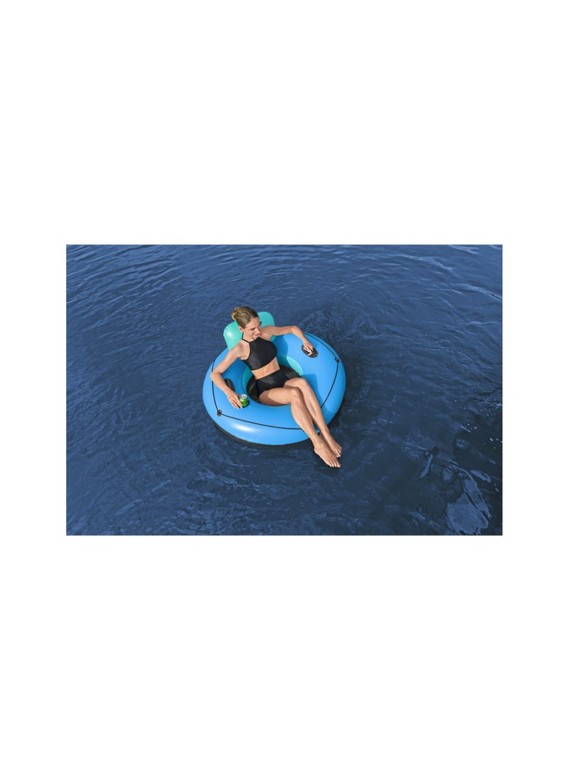 Bestway - Bestway - Hydro Force Swim Ring with Backrest White Cap Rider - 43108 - Image 1