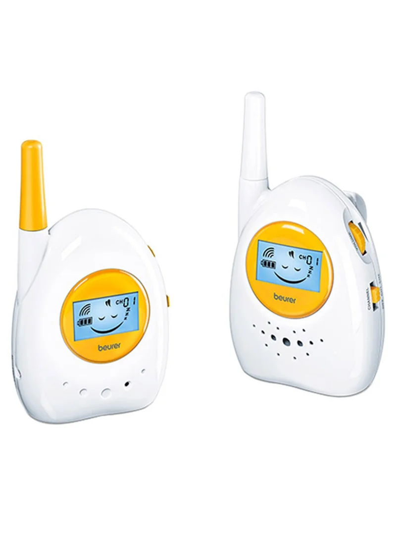 بيورير BY84 - Analogue Baby Monitor, Extra-Long Range Of Up To 800M, Battery Included