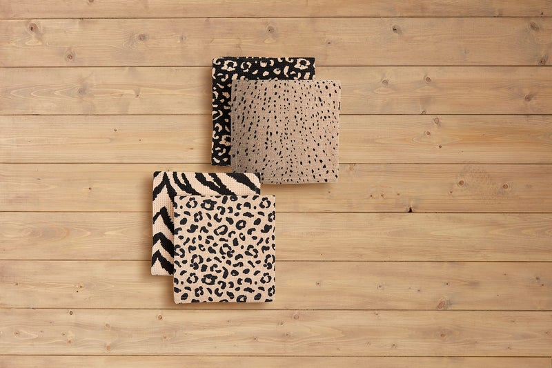 Mud Pie Fawn Animal Print Towel, 26" x 16 1/2" - Image 3