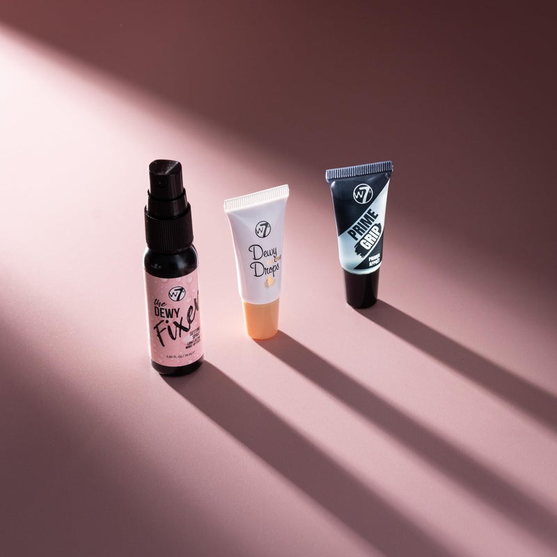 W7 Mini Glow Heroes Set - Travel Size Makeup Minis with Primer, Glow Drops & Setting Spray - Image 5