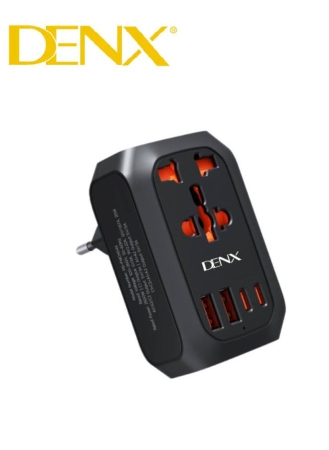 دينكس قابس حائط بقوة 20 وات مع منفذي USB ومنفذي PD مع شحن سريع/DX232 - Image 2