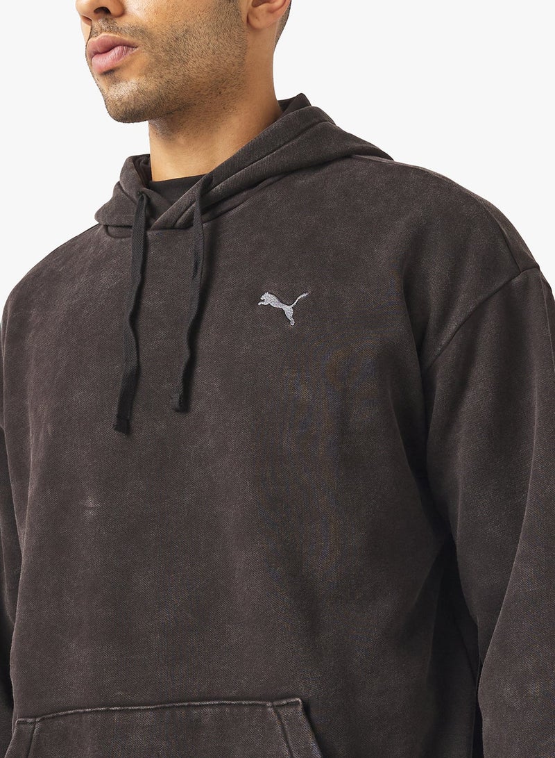 PUMA ESS ELEVATED Relaxed Wash Hoodie FL - Image 3