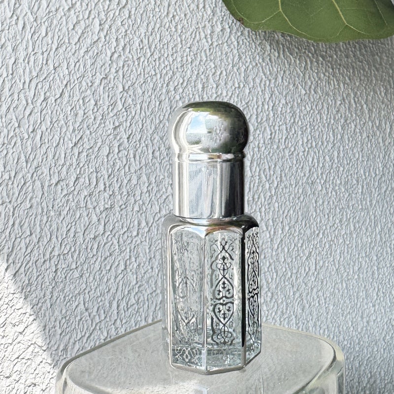 Laser Coated Crystal Essential Oil Bottle Sub-Bottle Spiral Sealed Dropper Perfume Bottle Roller Ball Bottle Manufacturer Octagonal - Image 1