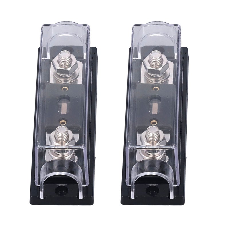 2 Pcs Audio Fuses Holders 250A 48V Stereo Video System ANL Fuse Block for RVs Yachts Ships Agricultural Vehicles - Image 2