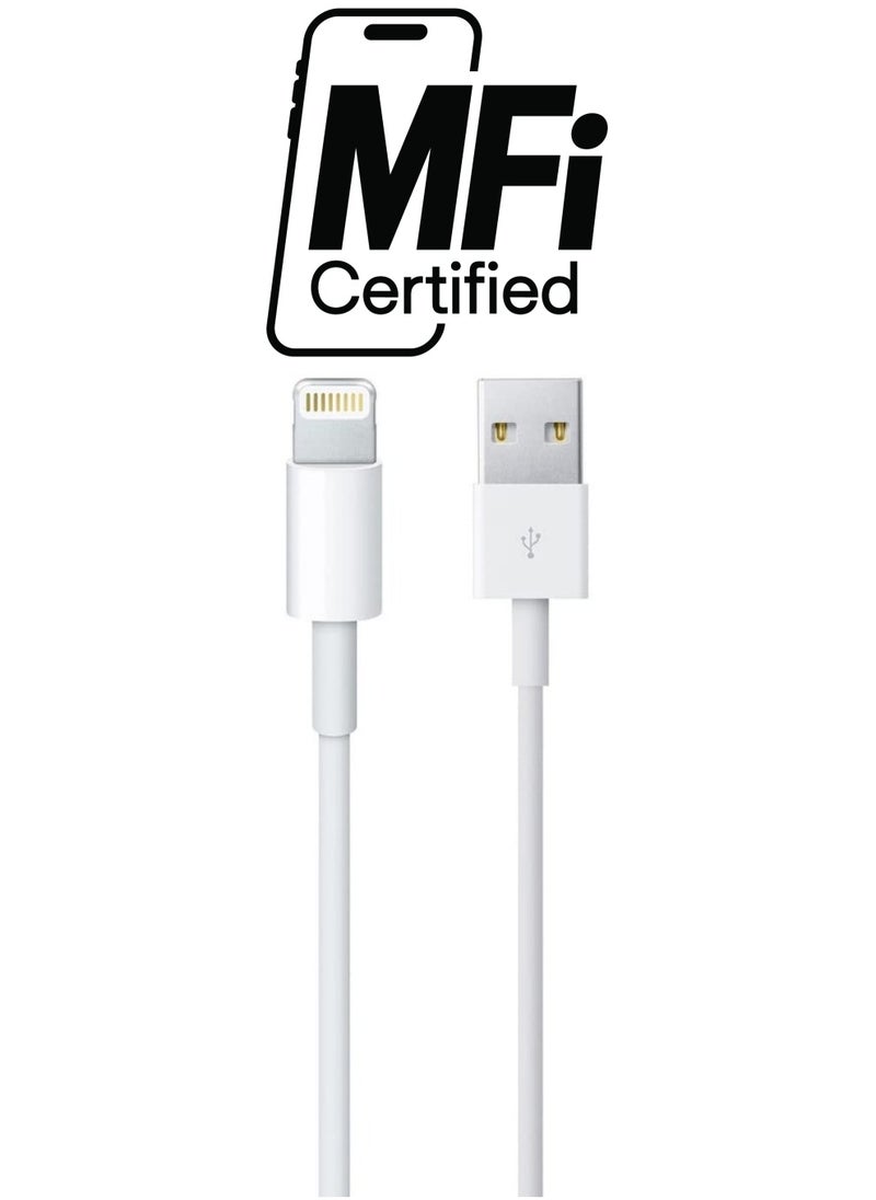 Generic - iPhone Charger Cable, USB iPhone lightning Cable, Charging And Syncing iPhone Cord for iPhone 12 13 11 Pro XS Max X 8Plus 7Plus 6SPlus iPad Compatible with all iPhones - Image 1