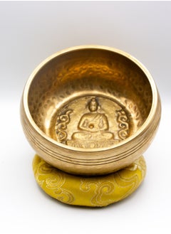 Alpine Crystals UAE Authentic Handcrafted Buddha Singing Bowl from Nepal for Healing, Mindfulness, Meditation, and Yoga Traditional Wooden Striker Included  - Image 2
