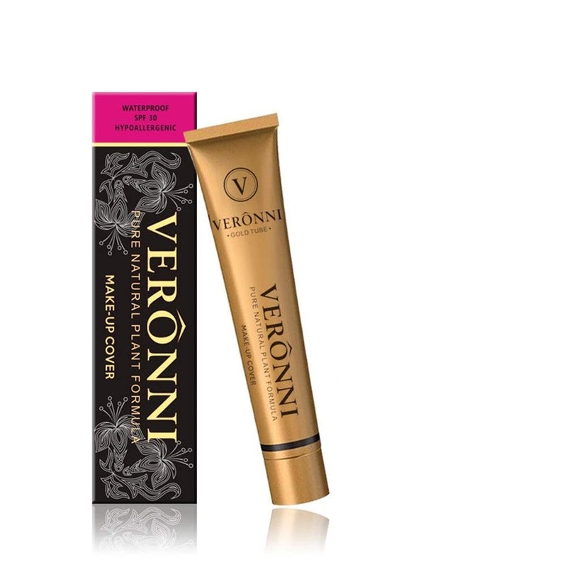 VERONNI Full Coverage Maekup Cover Concealer Tattoo Cover Up Waterproof Foundation Amazing Scar Make Up Concealer SPF 30 1.1OZ/30g (215) - Image 1