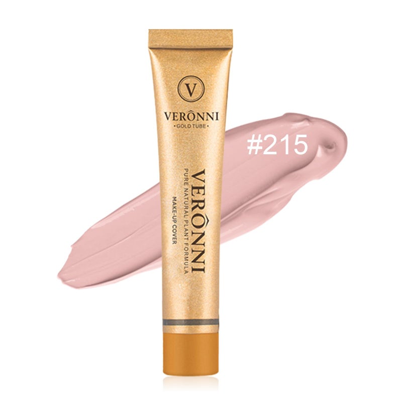VERONNI Full Coverage Maekup Cover Concealer Tattoo Cover Up Waterproof Foundation Amazing Scar Make Up Concealer SPF 30 1.1OZ/30g (215) - Image 2