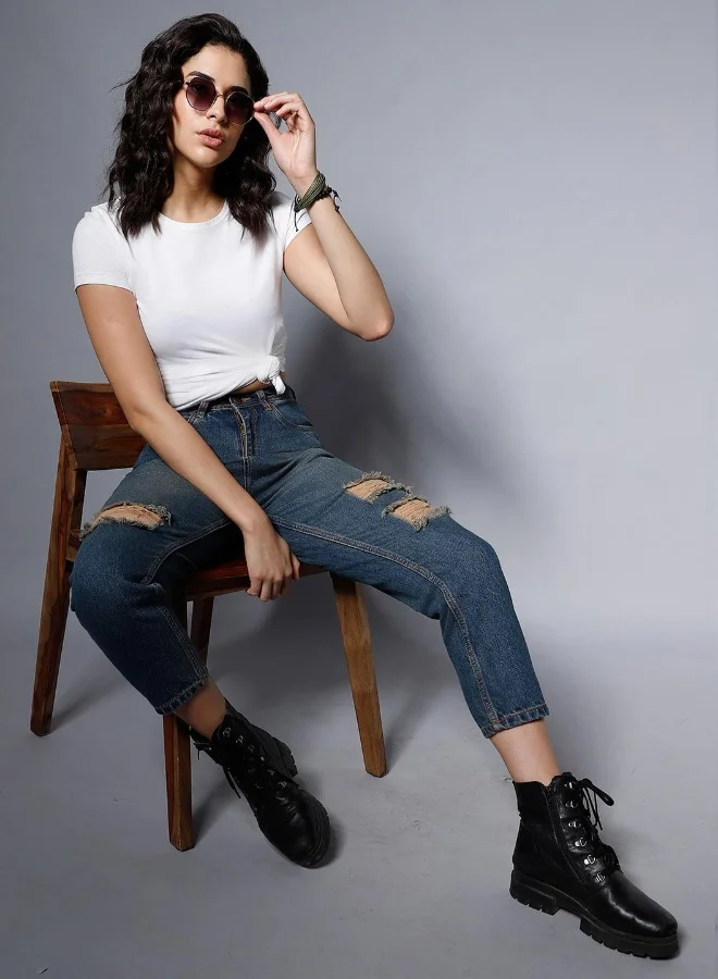 HIGH STAR Women Blue Jeans