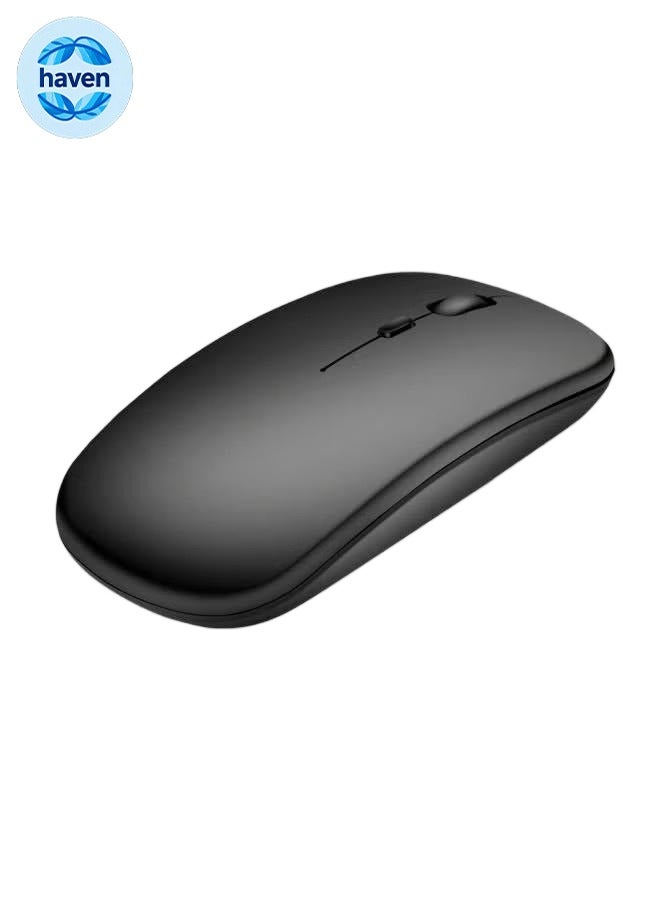 HAVEN 600.0 mAh Rechargeable Wireless Optical Mouse Black - Image 1