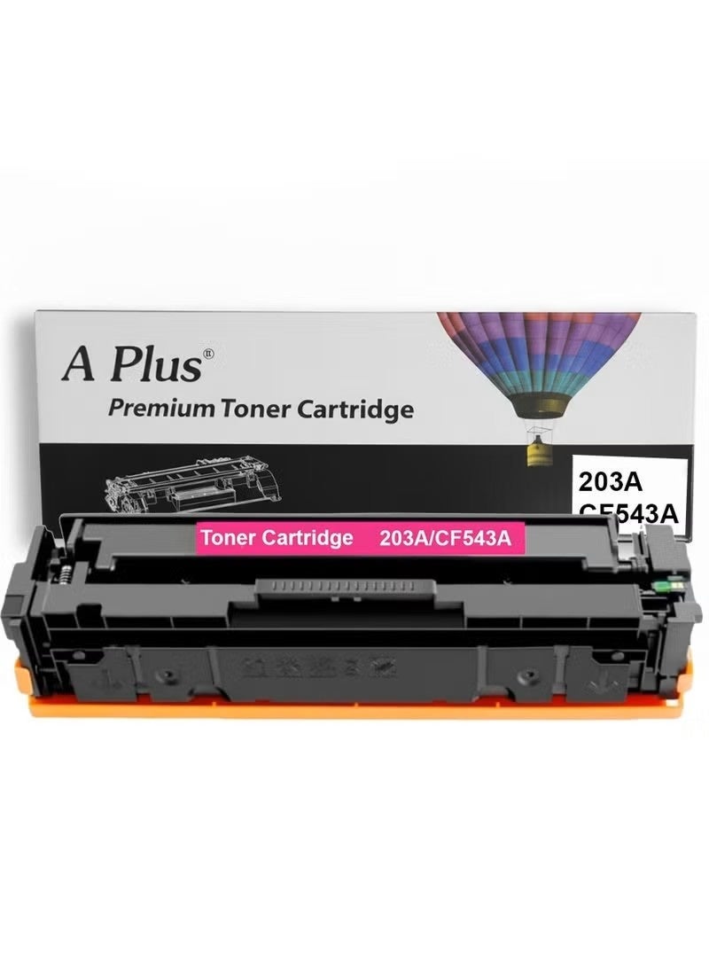 APLUS A Plus 203A CF543A Magenta Compatible Toner Cartridges for HP Color LaserJet Pro M254, MFP M280, M281 Series - Image 1