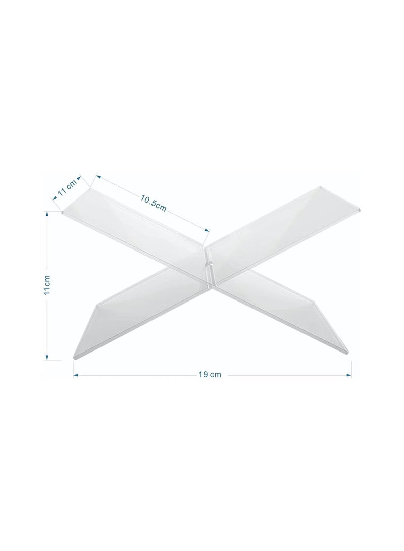 Elegantly Designed Quran Stand Holder For Reading Transparent X Shaped Book Holder With A Touch Of Elegance And Comfort Useful For Reading At The Table And While Sitting  - Image 2