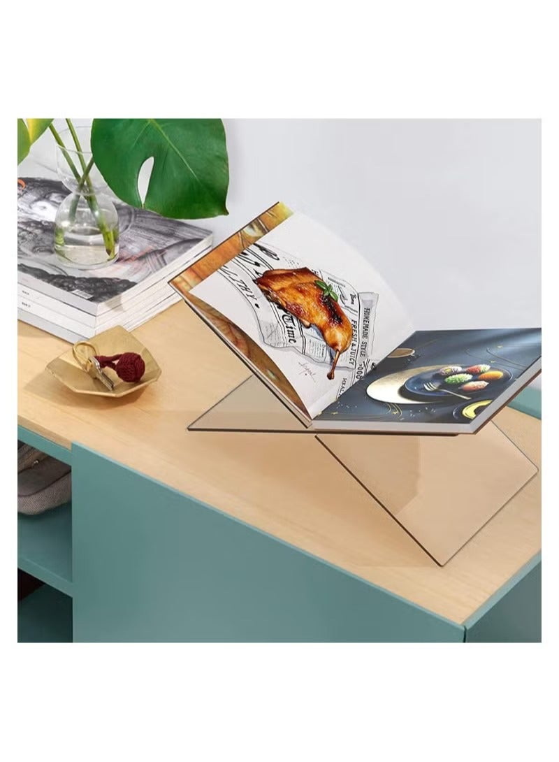 Elegantly Designed Quran Stand Holder For Reading Transparent X Shaped Book Holder With A Touch Of Elegance And Comfort Useful For Reading At The Table And While Sitting  - Image 4
