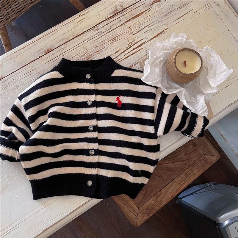 Children's Knitted Cardigan Thin Outwear 2025 Small and Medium-Sized Kidsren's Baby Autumn Sweater Girls Boys Cotton Knitted Cardigan - Image 1