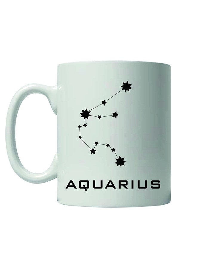 Giftmate Aquarius Zodiac Mug for Coffee Tea Star Sign Horoscope Mugs 325ml for Office Home - Image 2