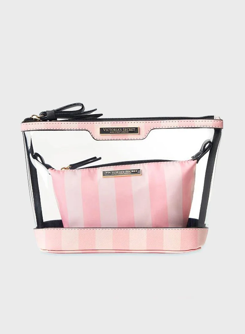 Victoria's Secret Pink Stripe Nested Duo