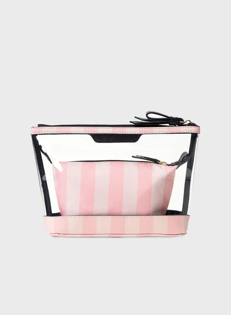 Victoria's Secret Pink Stripe Nested Duo