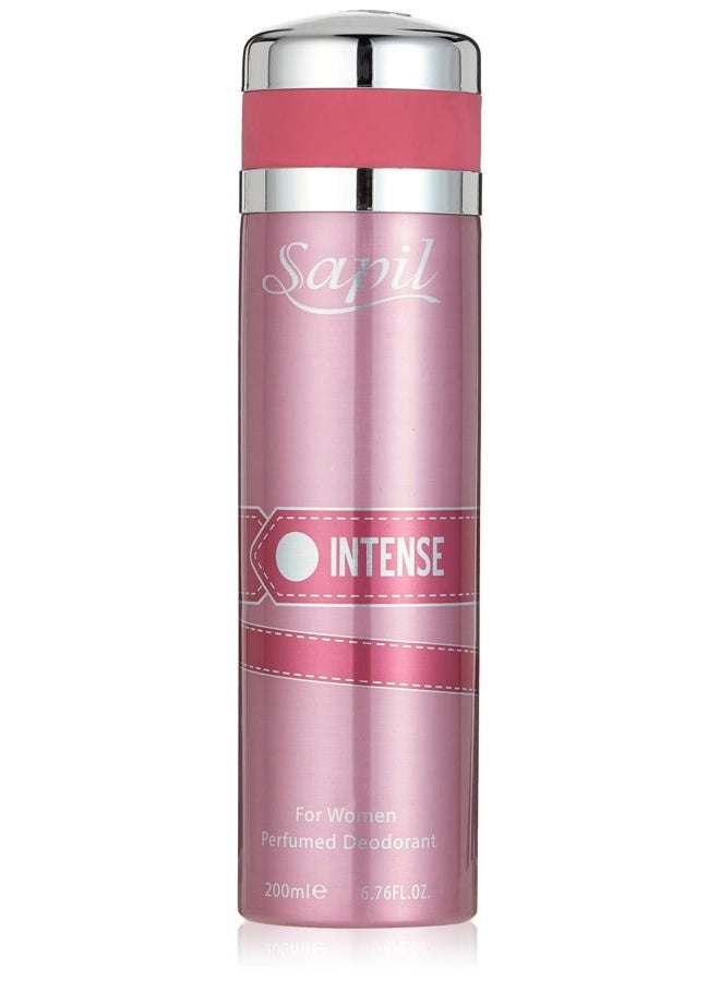 sapil Intense - Deodorant Spray for Women - Scented Deodorant for Long-Lasting Odor Protection - Orange, Tuberose, and Vanilla Deodorant Spray - Keeps You Fresh and Odor Free All Day - 6.76 oz - Image 1