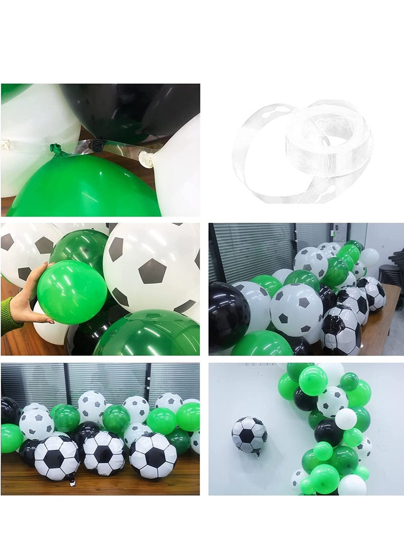 Barakah Soccer Balloons Arch Garland Ki 106 Pcs Soccer Balloons for Soccer Party Decorations, Large Soccer Foil Balloons for Football Soccer Theme Kids Birthday Party World Cup Decorations - Image 3