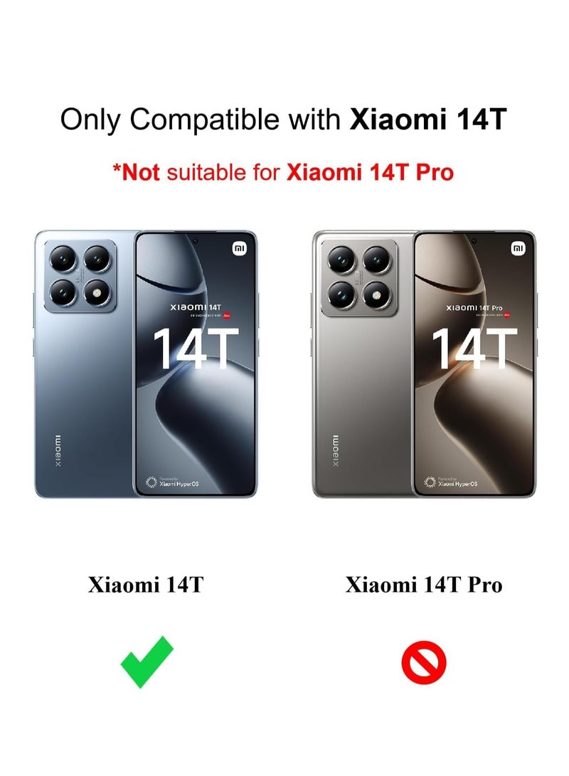 BORTONY Xiaomi 14T Case Cover Liquid Silicone Phone Case with Soft Interior Slim Fit Flexible Thin Camera Protection Back Cover for Xiaomi 14T 6.6-inch - Image 2