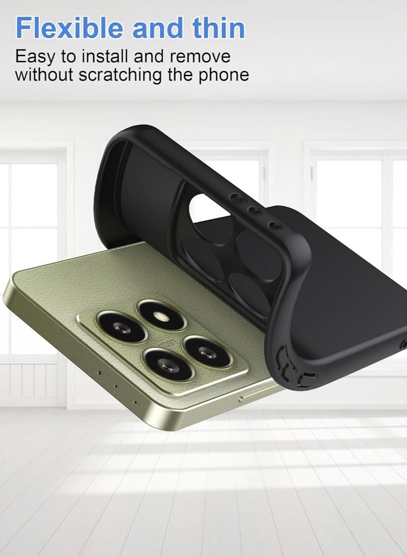 BORTONY Xiaomi 14T Case Cover Liquid Silicone Phone Case with Soft Interior Slim Fit Flexible Thin Camera Protection Back Cover for Xiaomi 14T 6.6-inch - Image 5