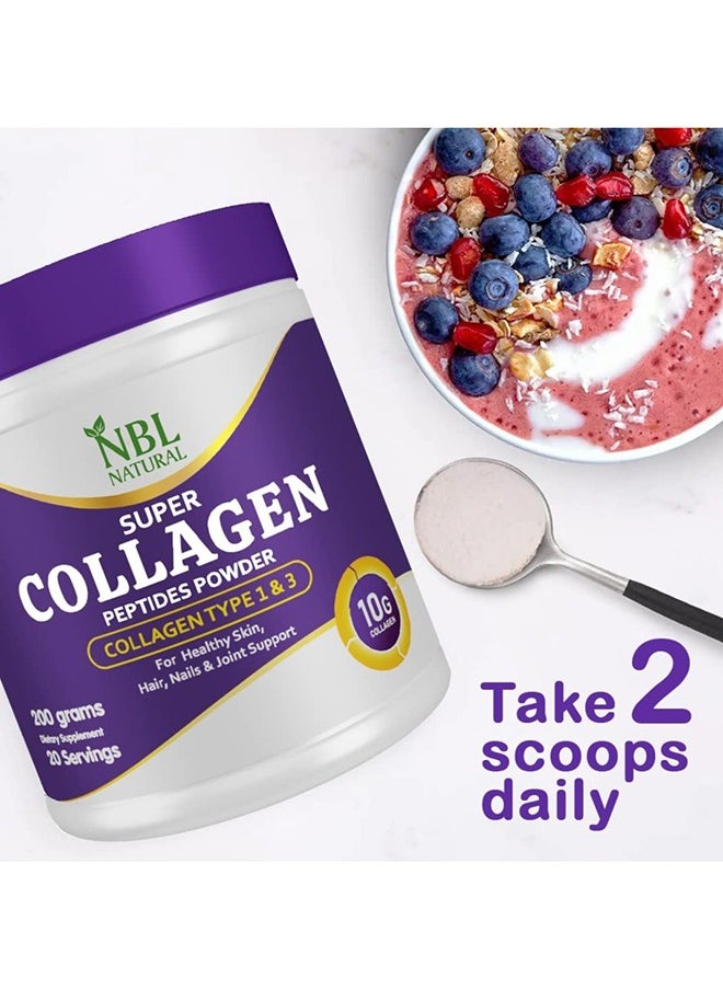 Super Collagen Peptides Powder Unflavored 200 grams - pzsku/Z9DCD69711CCEB757E27AZ/45/_/1720511724/13bf4138-7ab3-43e2-bb91-74a2b62dd347