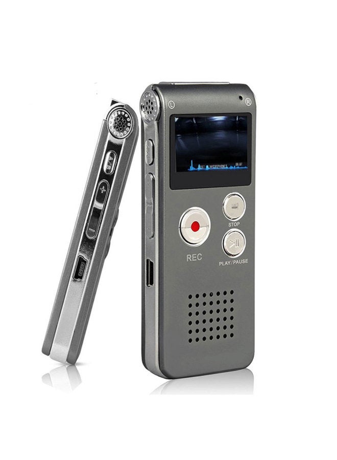 Sk-012 Intelligent High-definition Recording Device Mp3 Player N28 External Speaker 8g 16g 32g Digital Computer Recording Pen-Color:Iron Gray-Capacity:32GB - Image 4