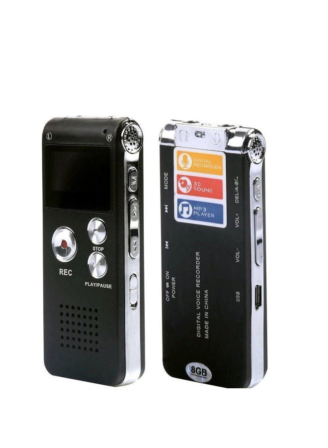 Sk-012 Intelligent High-definition Recording Device Mp3 Player N28 External Speaker 8g 16g 32g Digital Computer Recording Pen-Color:Iron Gray-Capacity:32GB - Image 5