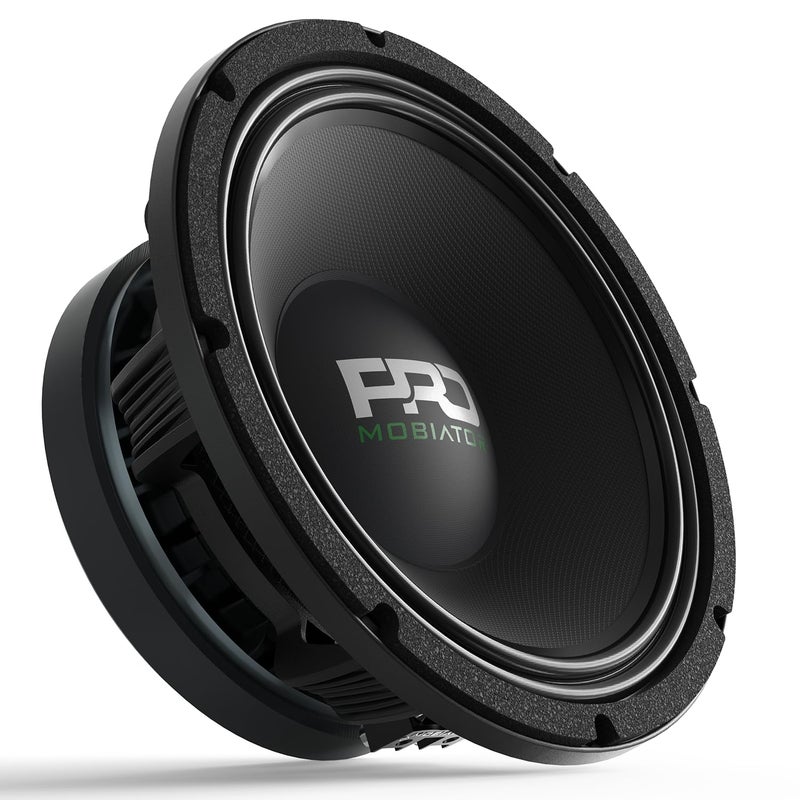 mobiator PRO834MB Loudspeaker - 8" Midbass Aluminum Basket, 1200W Max, 600W RMS, 4 Ohms - Premium Quality Audio Door Speakers for Car or Truck Stereo Sound System (MB-PRO834MB) - Image 1