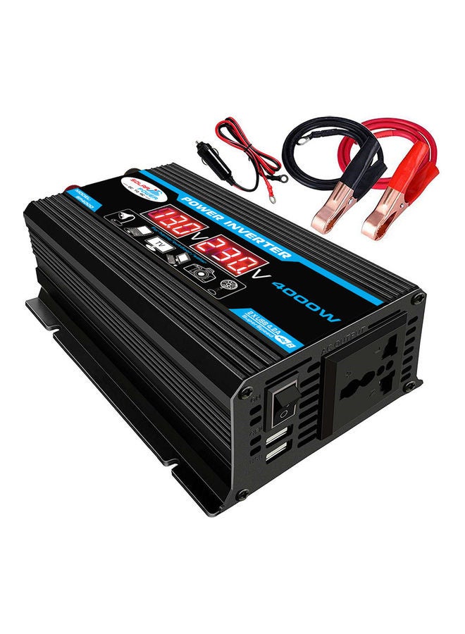 4000W 2 USB Output Ports Modified Intelligent Digital Car Inverter - Image 1
