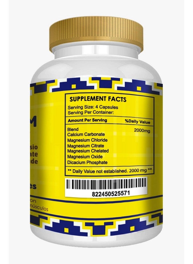 Vitamisan Magnesium Chloride (cloruro de magnesio) 140 Capsules - High Absorption Magnesium Supplement with Citrate, chelated and Oxide High Potency Mg. Easy to Swallow, Non-GMO - Image 3