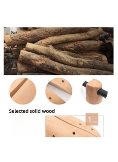 NOVOLAN NOVOLAN Wooden Shoe Stretcher Shoe Trees, Adjustable Shoe Expander, Prevents Shoe Deformation, Wrinkle & Crease Prevention, Footwear Collection Accessories, Leather shoes, Boots, High Heels  - Image 3