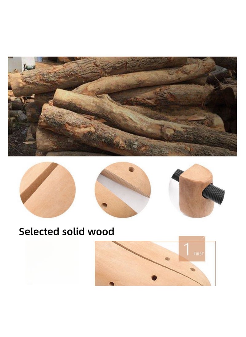 Wooden Shoe Stretcher Shoe Trees, Adjustable Shoe Expander, Prevents Shoe Deformation, Wrinkle & Crease Prevention, Footwear Collection Accessories, Leather shoes, Boots, High Heels