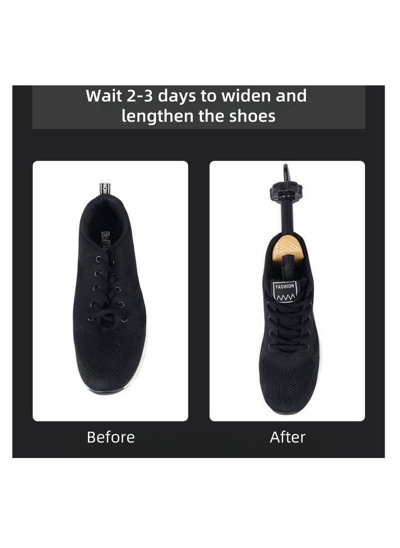 Wooden Shoe Stretcher Shoe Trees, Adjustable Shoe Expander, Prevents Shoe Deformation, Wrinkle & Crease Prevention, Footwear Collection Accessories, Leather shoes, Boots, High Heels