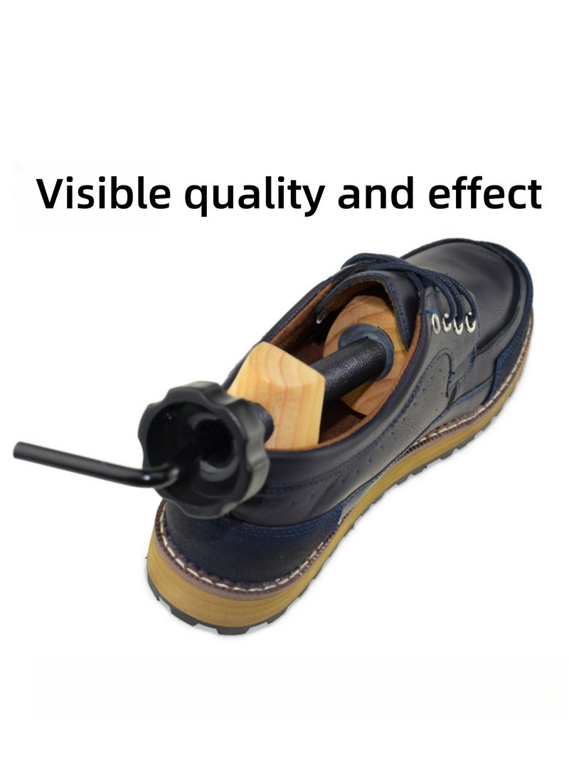Wooden Shoe Stretcher Shoe Trees, Adjustable Shoe Expander, Prevents Shoe Deformation, Wrinkle & Crease Prevention, Footwear Collection Accessories, Leather shoes, Boots, High Heels