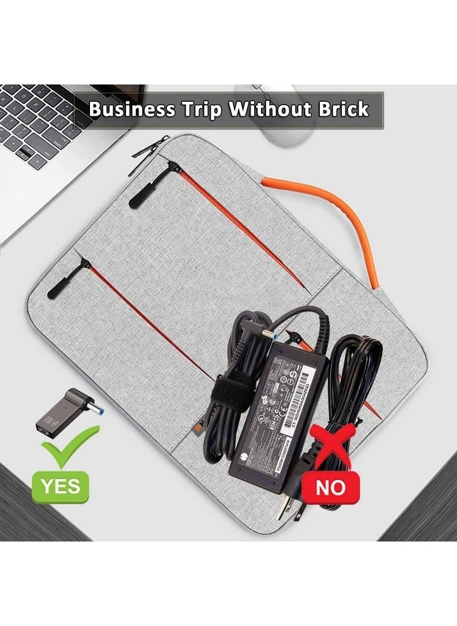 Beauenty - USB C to 4.5mm Laptop Charging Adapter Female Type C to Male DC 4.5 x 3.0mm Barrel Jack Plug Converter 100W PD Power Charger Connector Tip for Probook Notebook Elitebook f211wm f233wm ENVY 17 13 15 HP - Image 1