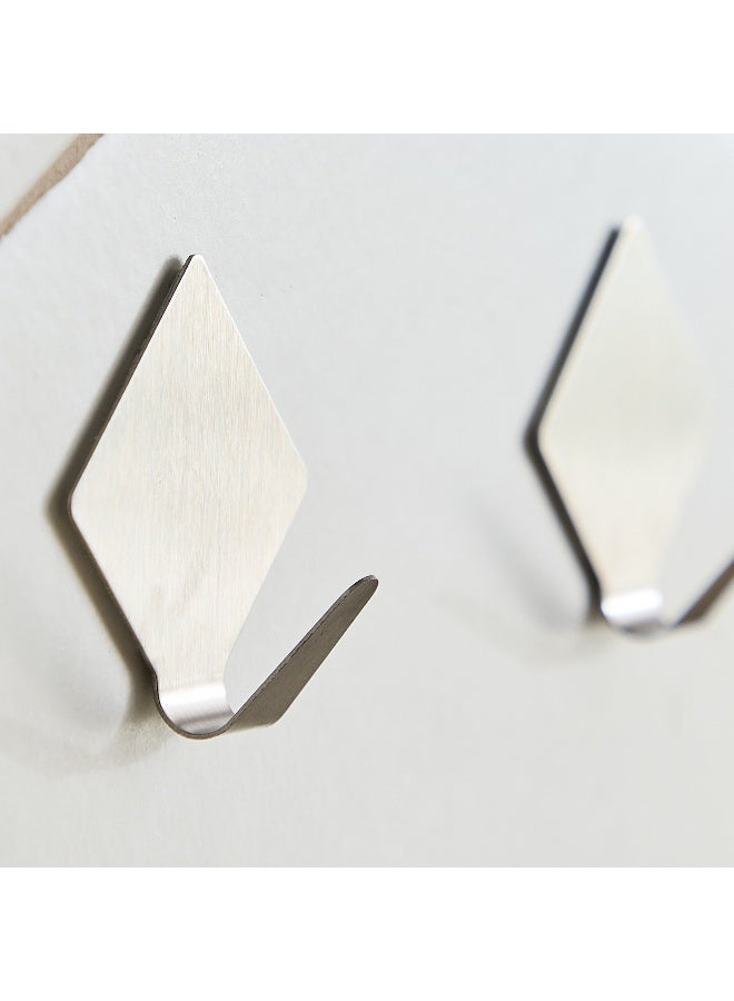 Home Box Diamond Metal Hooks - Set of 2 - Image 2