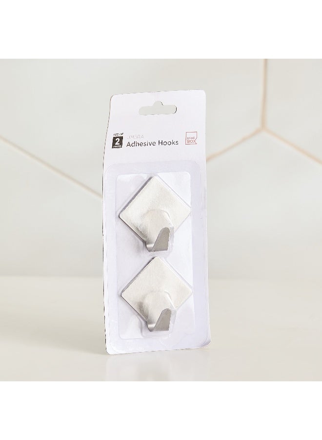 Home Box Diamond Metal Hooks - Set of 2 - Image 4