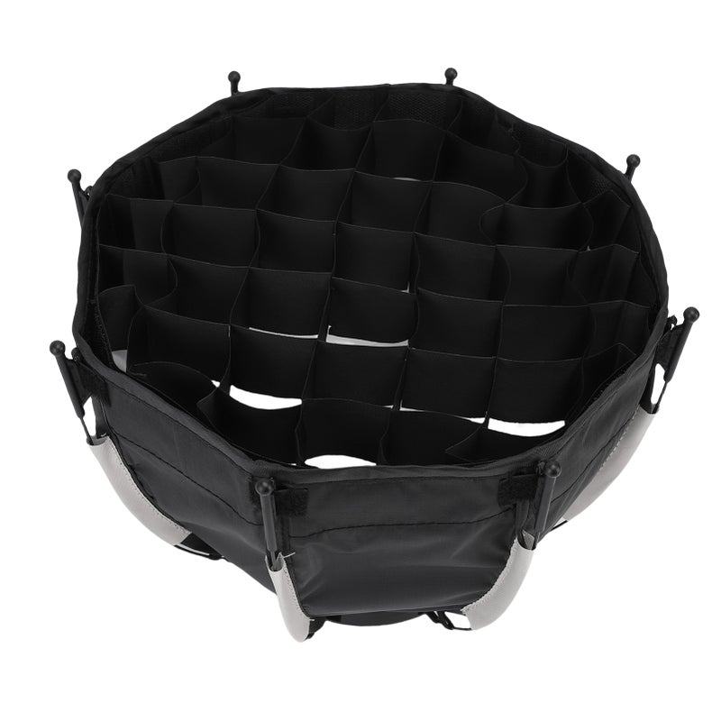 مربع ضوء ناعم ثماني الأضلاع من القماش بـ 11.4 بوصة قابل للطي السريع والتثبيت السريع مع حقيبة تخزين لأضواء الفيديو في الاستوديو - Image 2