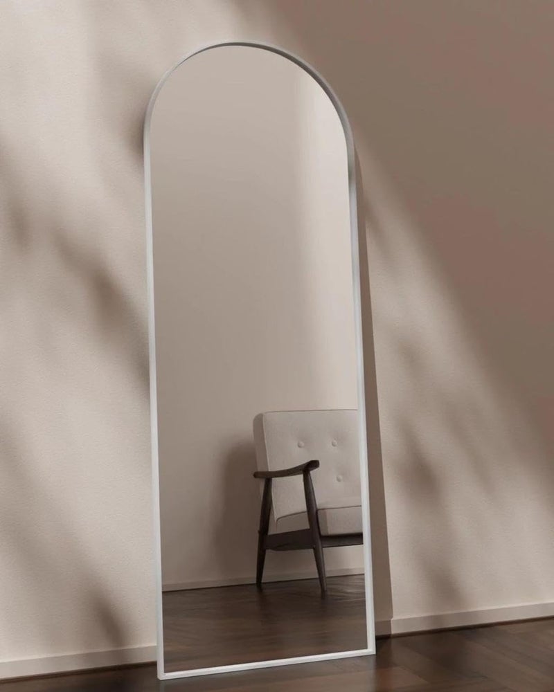 LION HOME - Mirror - Full Length - White - Foldable - 60 x 170 cm - Image 1
