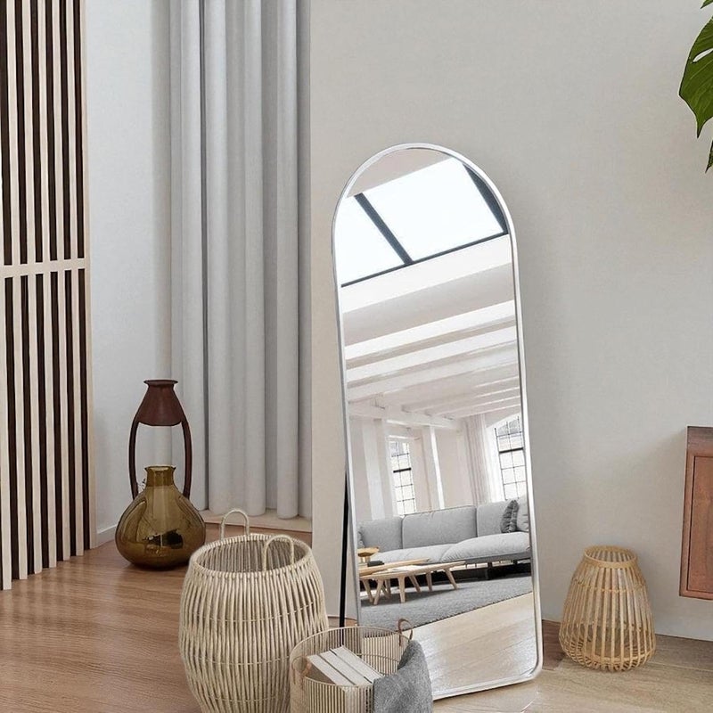LION HOME - Mirror - Full Length - White - Foldable - 60 x 170 cm - Image 2
