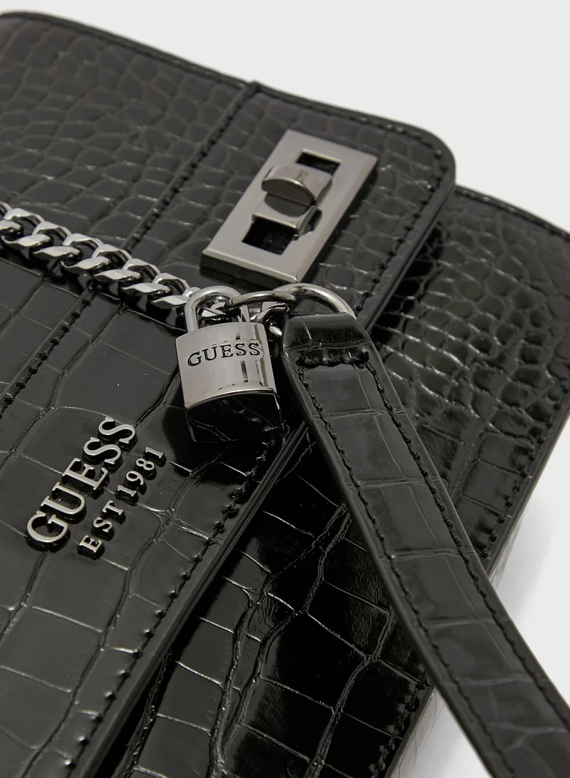 GUESS Katey Convertible Flap Crossbody