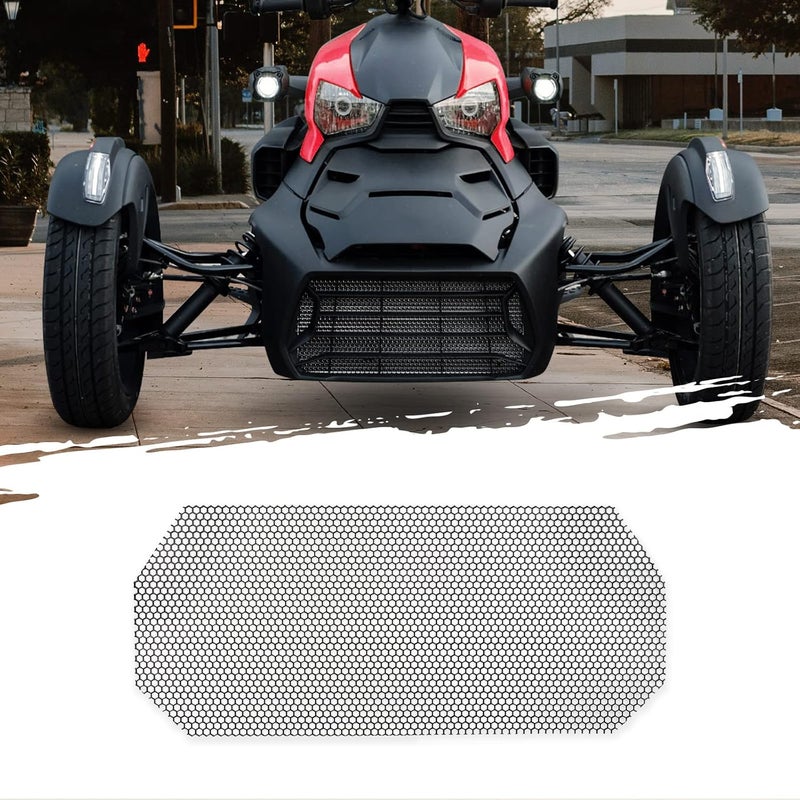 AggAuto شبكة واجهة دراجة نارية من أغ أوتو لكان-أم رايكر - شبكة من سبائك الألمنيوم بتصميم خلية نحل - Image 1