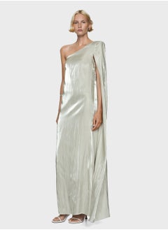 MANGO Asymmetrical One Shoulder  Dress  - Image 1