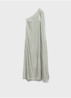 MANGO Asymmetrical One Shoulder  Dress  - Image 4