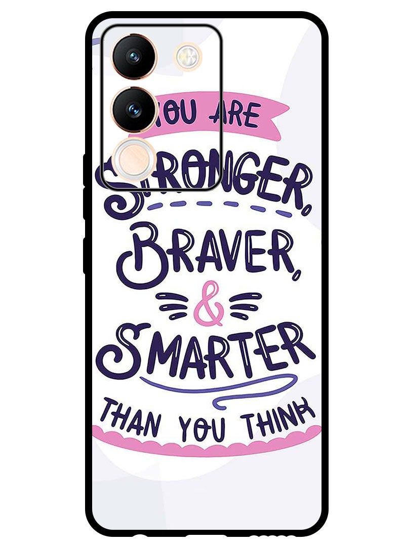 Theodor Protective Case Anti Scratch Shock Proof Bumper Cover For Vivo V29e You Are Stronger - Image 1